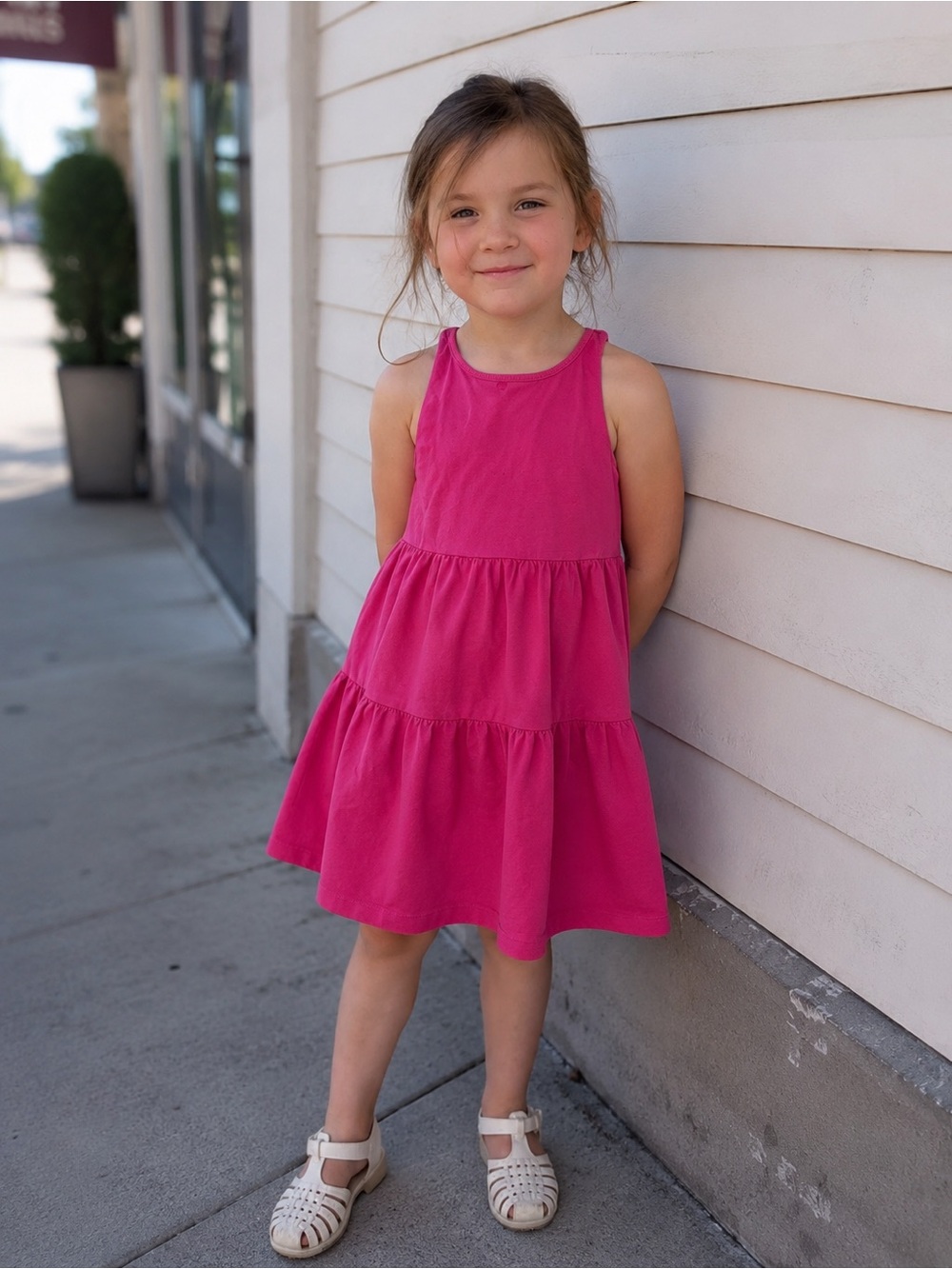 Nordstrom Cotton Dress with Twist Back